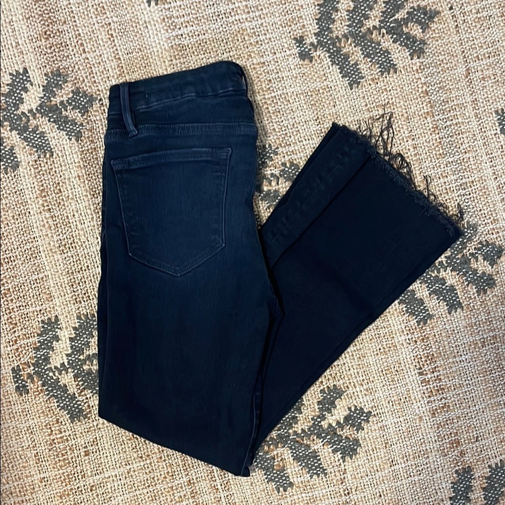 Frame Le Crop Mini Boot in Marcella